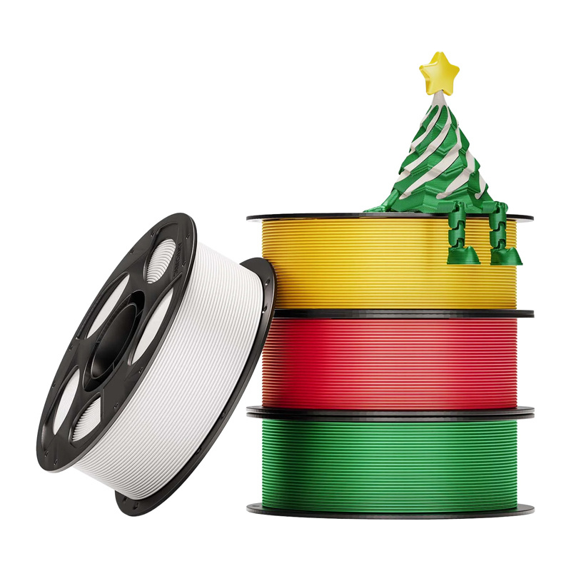 Filament 3D ANYCUBIC PLA Silk Christmas, set 4 copë, shumëngjyrësh