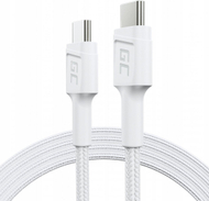 Kabllo karikimi GC PowerStream USB C në USB C, 1.2m, 60W Power Delivery, najlon e bardhë