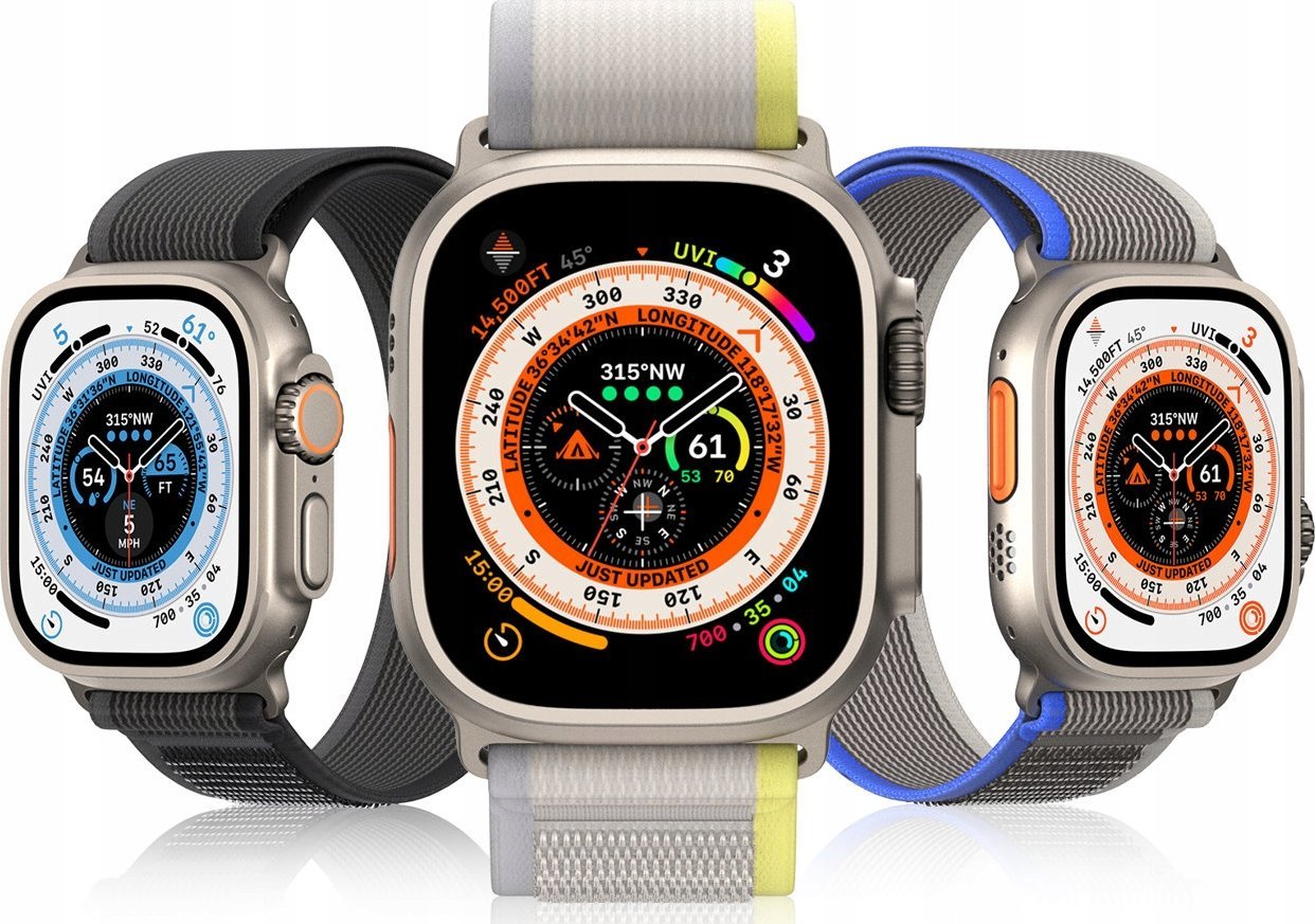 Rrip dore për Apple Watch Dux Ducis Strap YJ, 42 44 45 49mm, blu gri