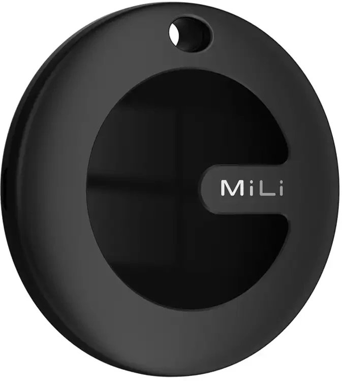 GPS tracker Mili MiTag Duo, Bluetooth, set 2 copë, i zi