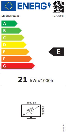 Monitor LG UltraGear 27GQ50F - LED, 27", Full HD, i zi
