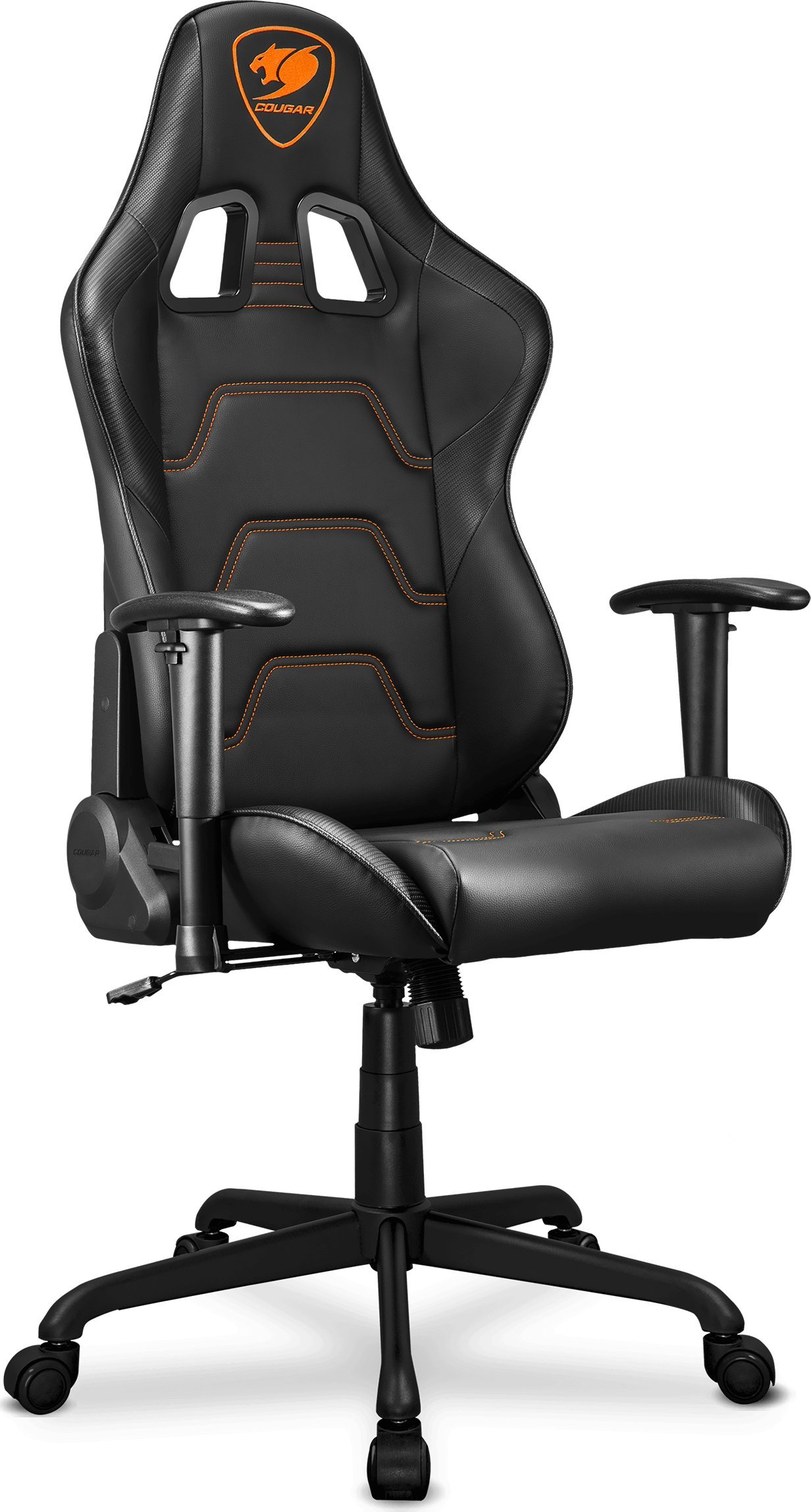 Karrige gaming Cougar Armor Elite, ergonomike, deri 120 kg, e zezë