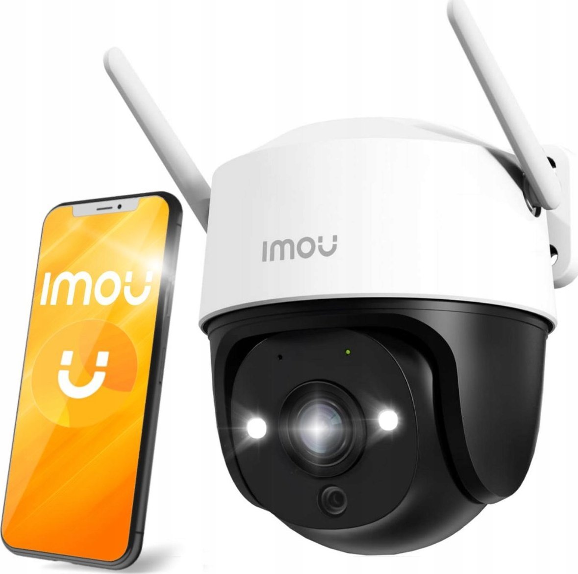 Камера за безбедност IMOU Cruiser 2C, 5MP, безжична, преглед 360°, бела