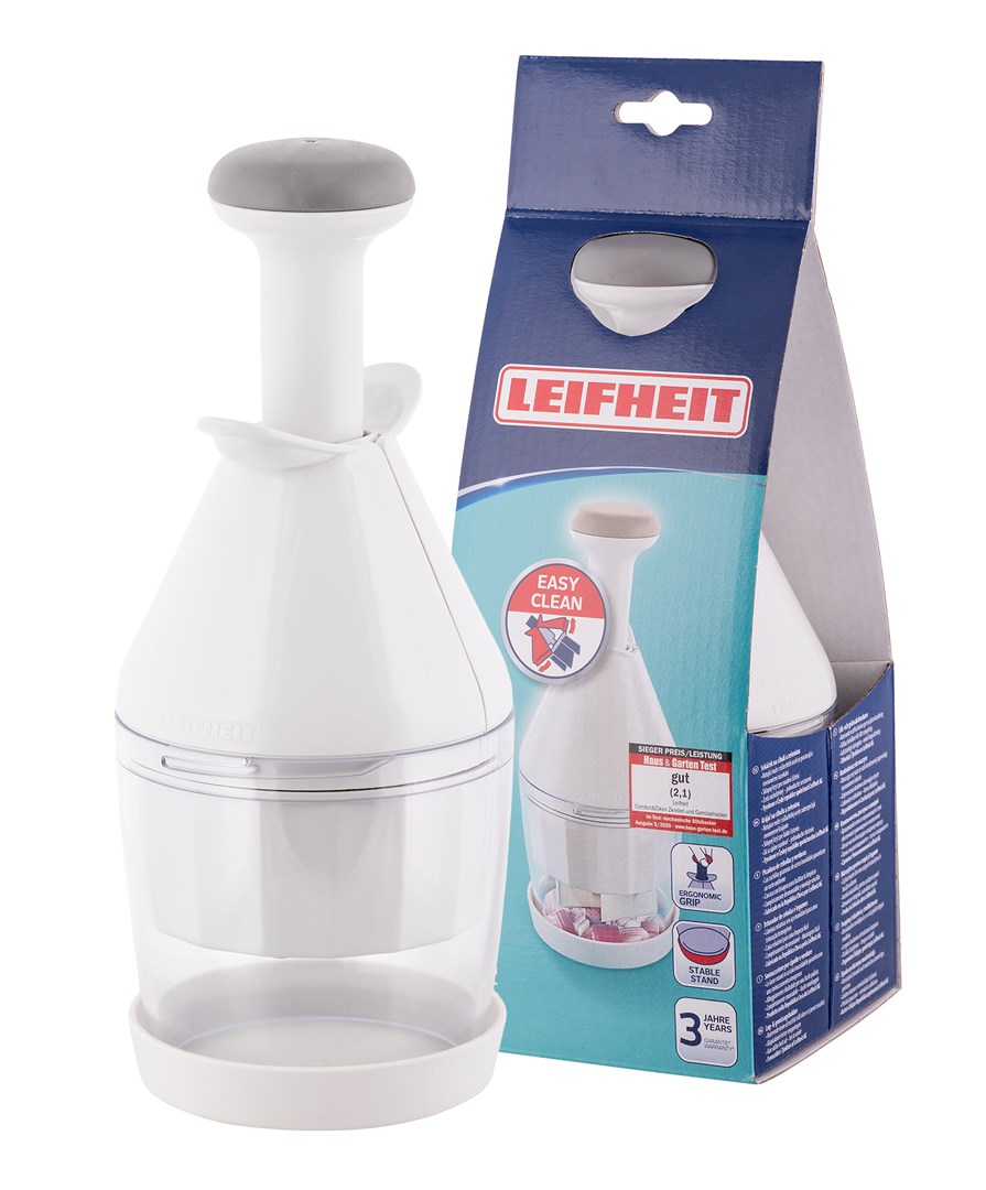 Grirëse dore Leifheit Comfort Clean 23030, çelik inox, transparente