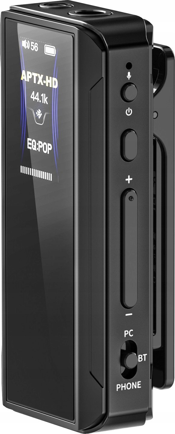 Përforcues kufjesh FiiO BTR13, Bluetooth, LDAC AptX HD, dalje 3.5mm dhe 4.4mm, i zi