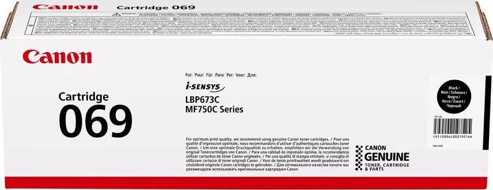 Toner Canon CRG-069, origjinal, 2100 faqe, i zi