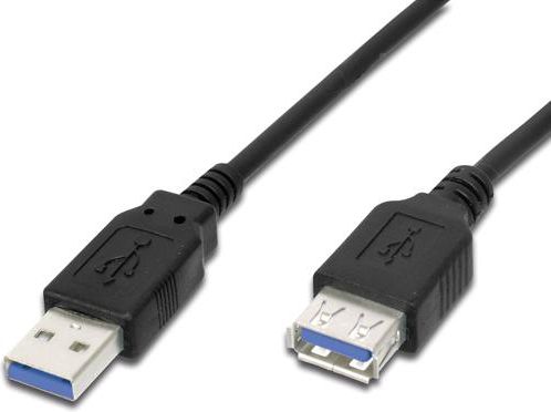Kabllo USB PremiumCord USB A në USB A, 1m, e zezë