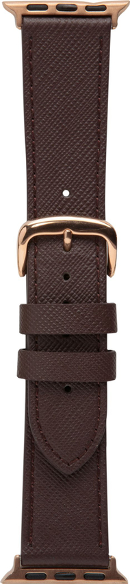 Rrip smartwatch Dbramante1928 Madrid, për Apple Watch, lëkurë, dark chocolate
