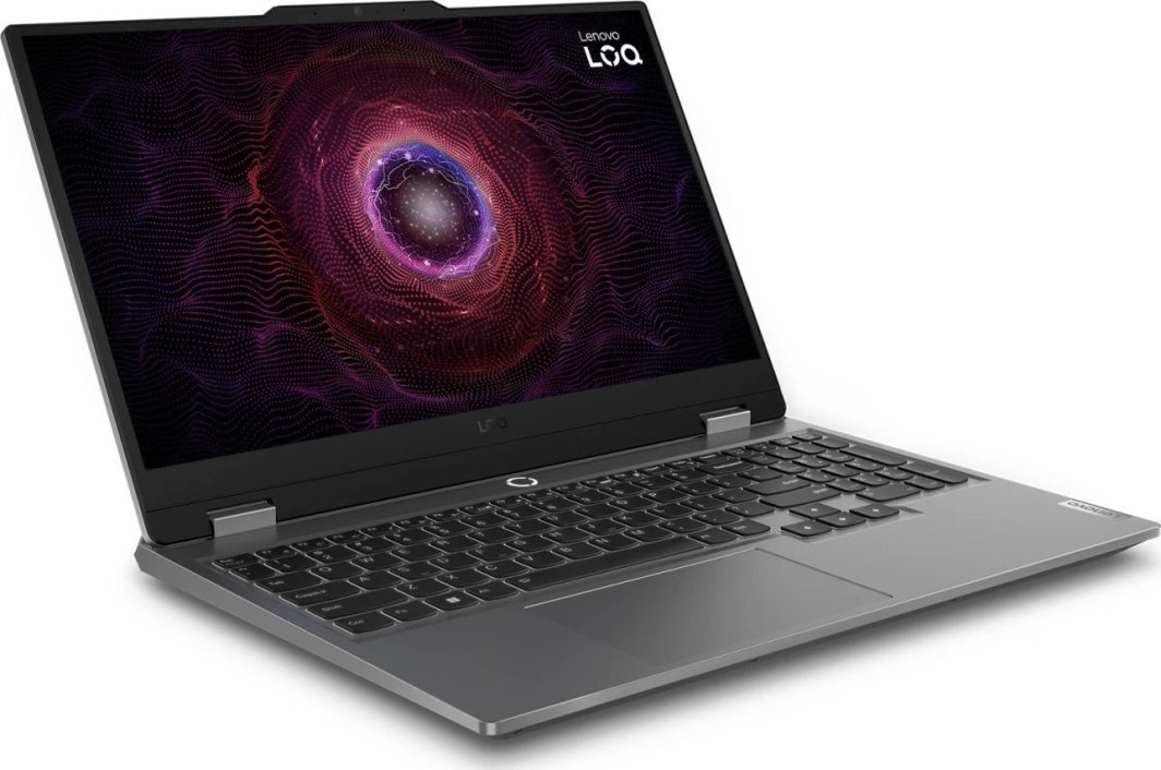 Laptopi Lenovo LOQ 15AHP9, 15.6", AMD Ryzen 7 7445HS, 16GB RAM, 512GB SSD, RTX 4050, 144Hz, i hirtë