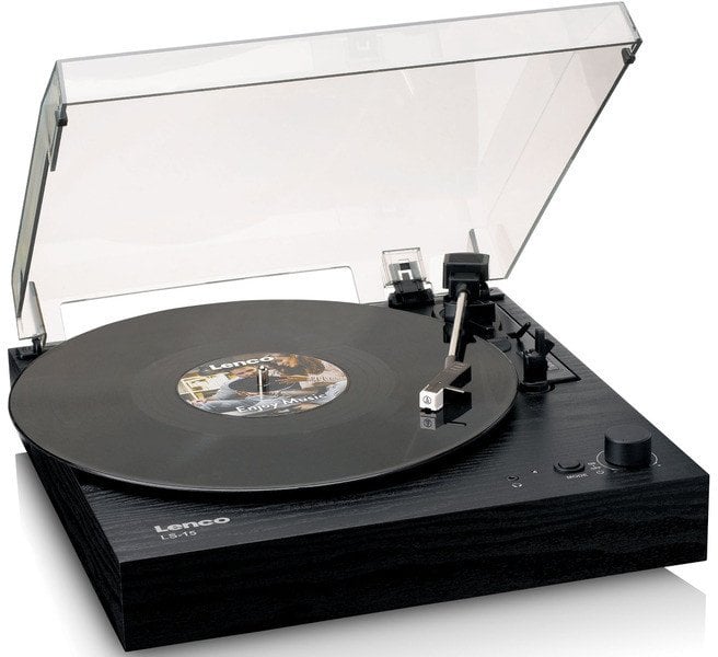 Gramafon Lenco LS-15 LS Series, me altoparlantë, i zi