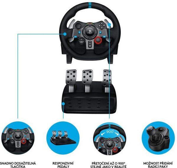 [OUTLET] Set për vozitje Logitech G29 Racing Wheel për PC/PS3/PS4