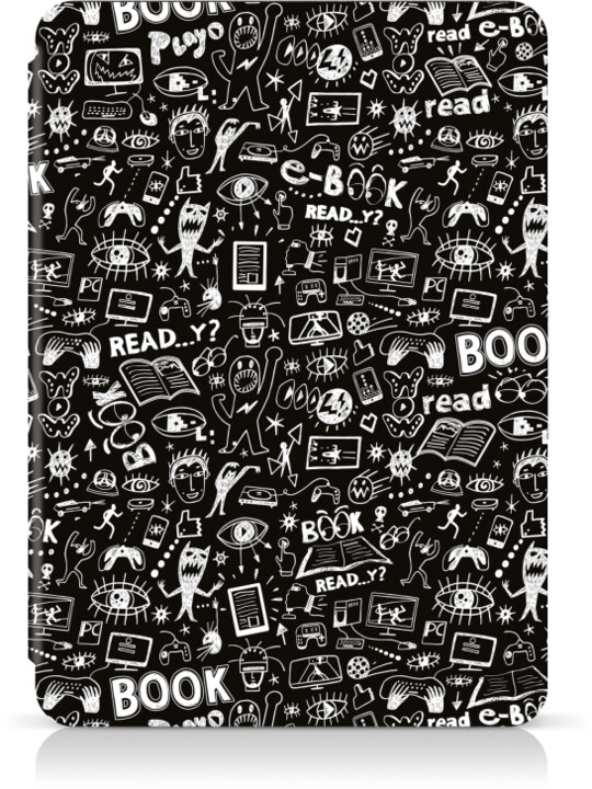[OUTLET] Mbrojtëse CONNECT IT Doodle për Amazon New Kindle 2019/2020 (Gjen. e 10-të), e zezë
