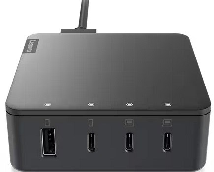 Karikues Lenovo Go 130W, USB-C/USB-A, i zi