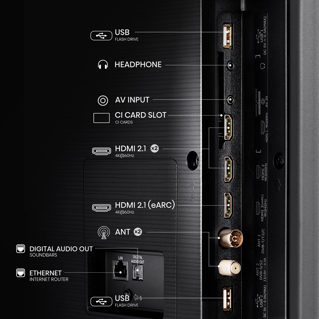 Televizor Hisense 75U6NQ, 75", 4K ULED Mini LED, Smart, i zi