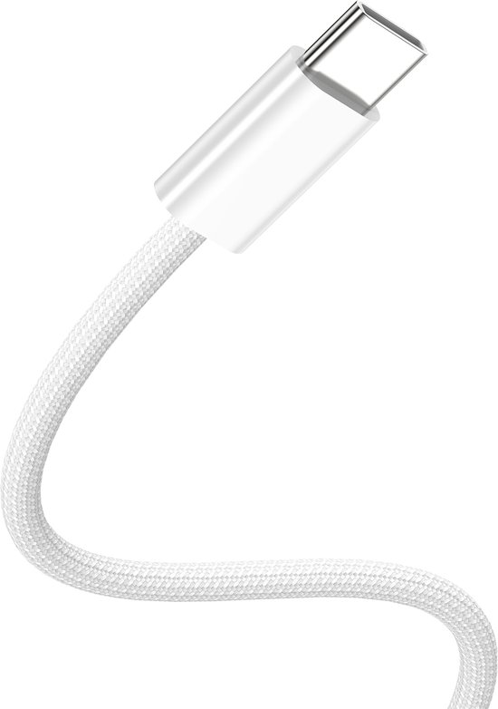 Kabllo karikimi Cubenest USB C në USB C, 60W, 1 m, 2 copë, e bardhë