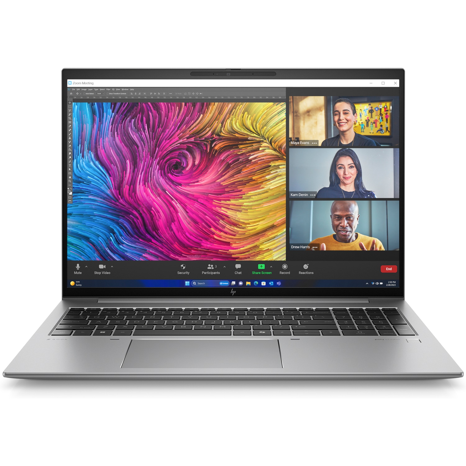 Laptop HP ZBook Firefly 16 G11 A500, 16", 32GB RAM, 1TB SSD, gri