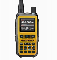 Radio walkie talkie Baofeng UV-5R EU Mini, VHF UHF, Bluetooth, portokalli e zezë