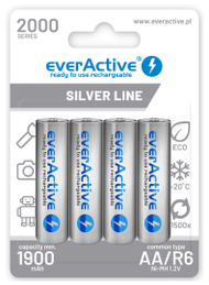 Bateri të rikarikueshme EverFast AA R6, 2000mAh, paketim 4 copë