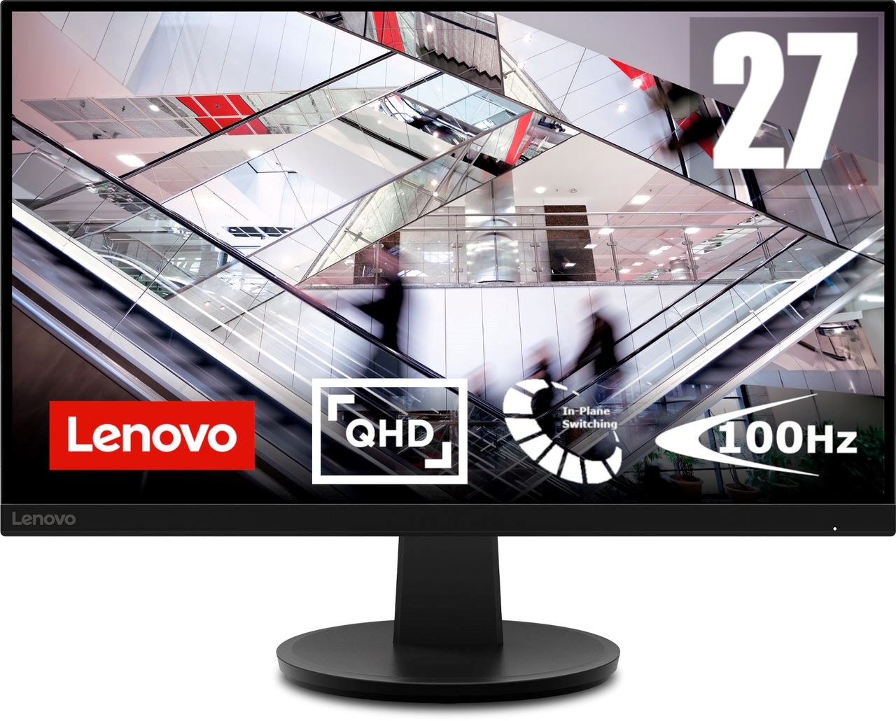 Monitor Lenovo N27q , 27", 2560 x 1440, 100 Hz, i zi