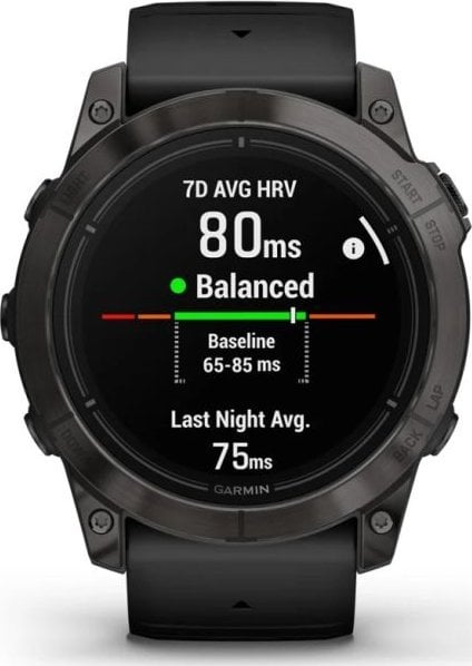Ora inteligjente Garmin Epix Pro Gen 2 51mm, AMOLED 1.4", Sapphire, Titanium Carbon Gray