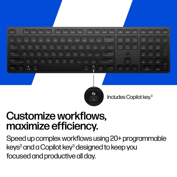 Tastierë HP 495K Multi Device Dual Mode, multi pajisje, wireless