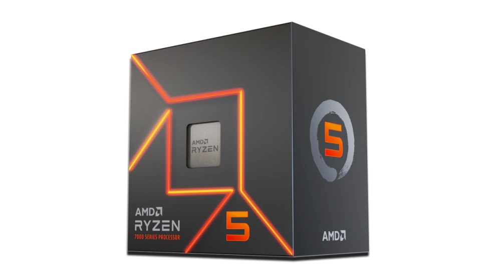 Procesor AMD Ryzen 5 7600, 6 bërthama 12 thread, 4.0 GHz deri 5.2 GHz, socket AM5