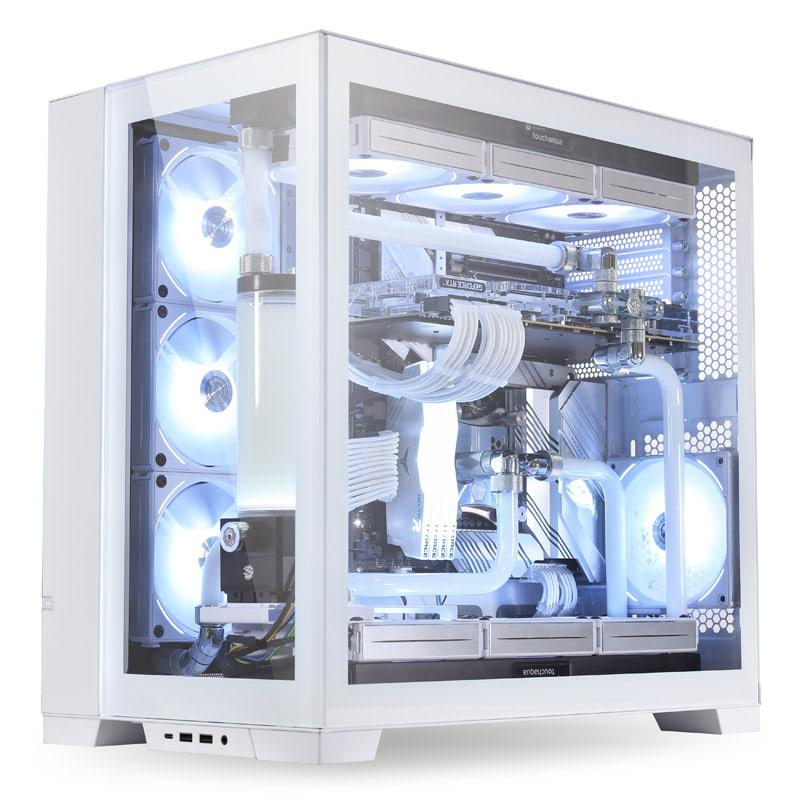 Kutia PC Lian Li O11 Dynamic EVO, midi tower, ARGB, e bardhë