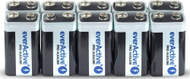 Bateri 9V EverActive Pro Alkaline 6LR61, 650mAh, paketim 10 copë