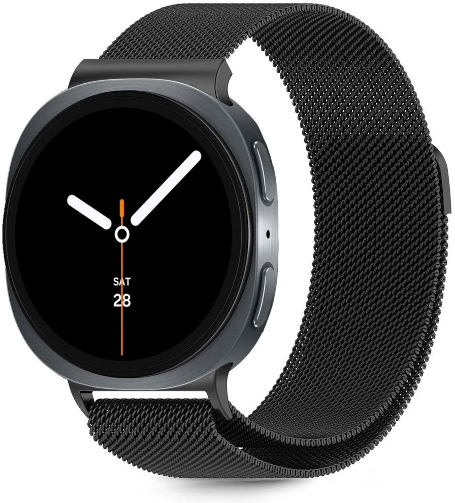 Rrip ore Tech-Protect Milanese për Samsung Galaxy Watch 40 mm, çelik inox, i zi