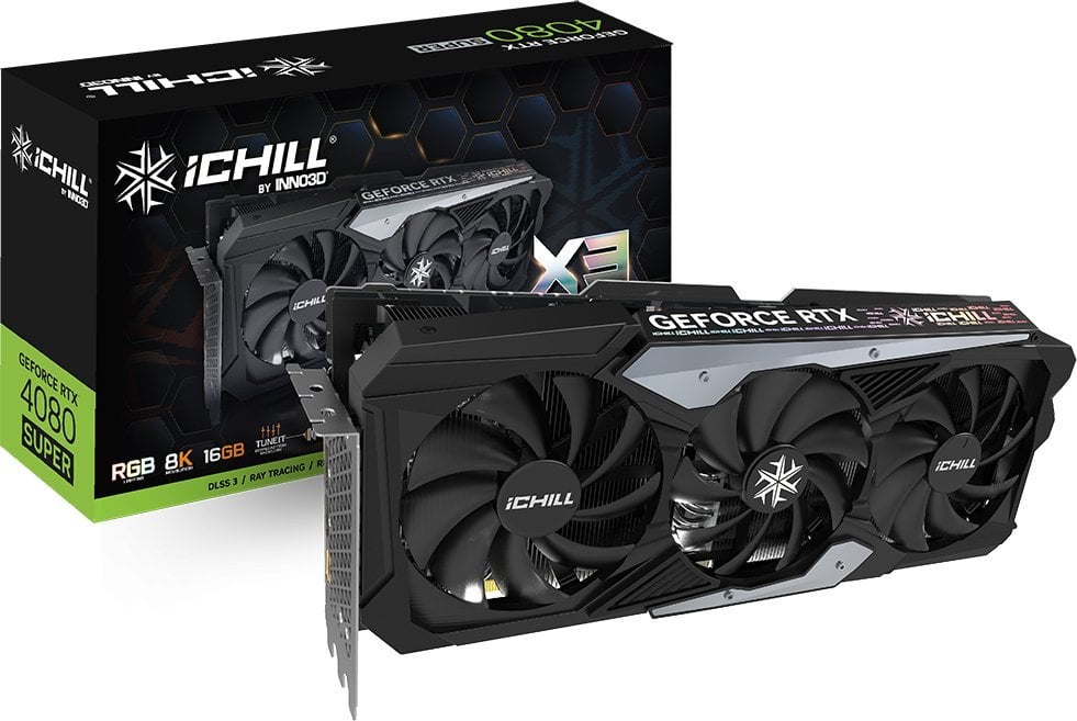 Kartelë grafike Inno3D GeForce RTX 4080 SUPER iCHILL X3 16GB GDDR6X