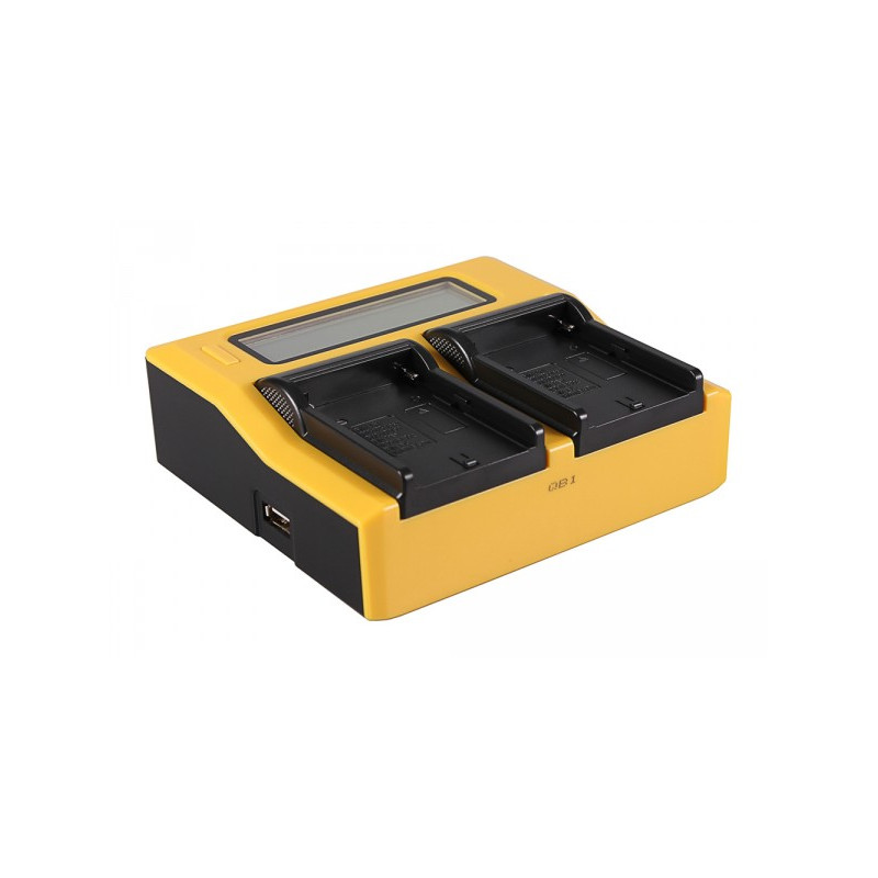 PATONA Dual LCD USB Charger for Sony NP-FM50 NP-F550 NP-F750 NP-F970