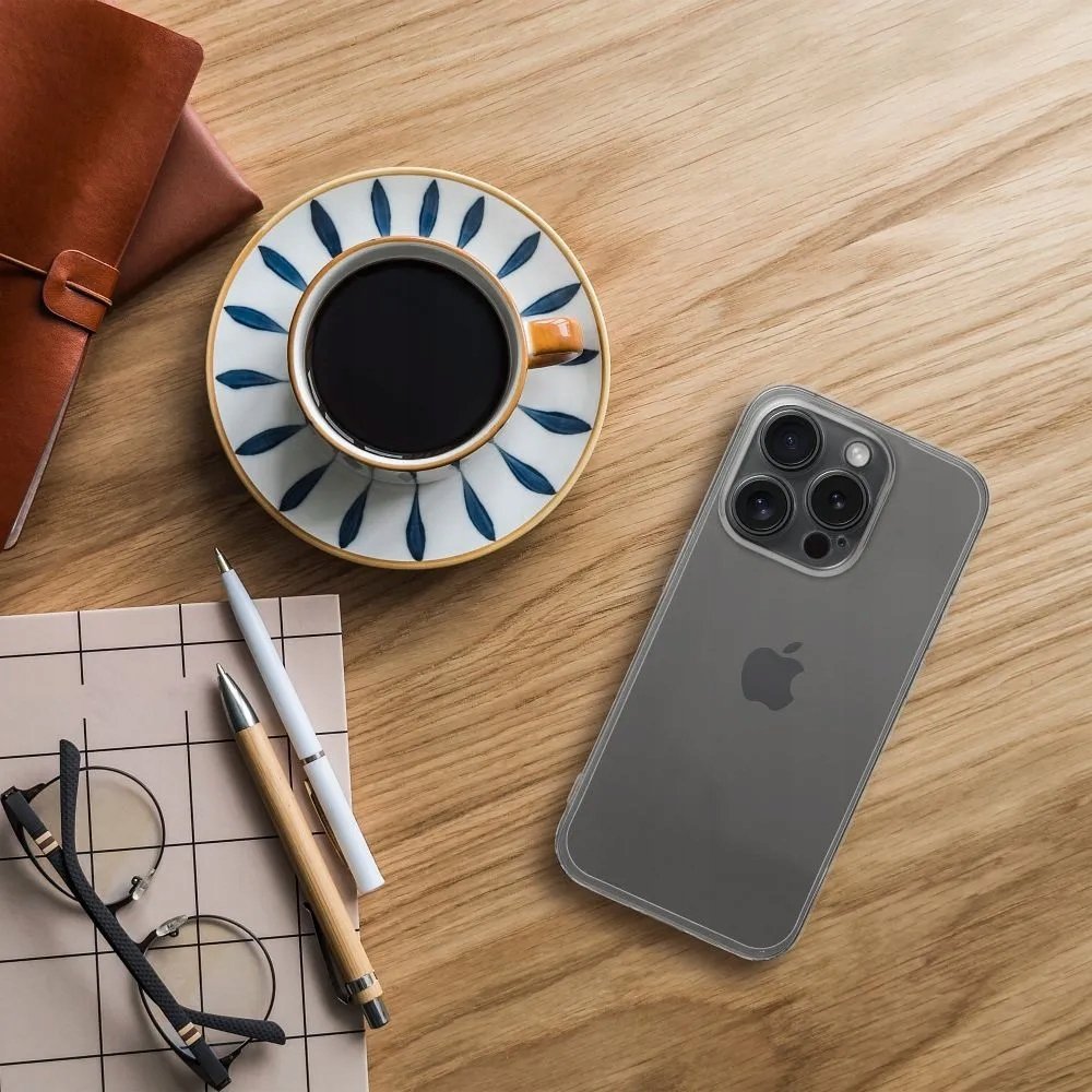 Futere mbrojtëse Futera për iPhone 14 Pro Max, transparente, e hollë 1.5 mm