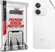Fletë mbrojtëse Grizz SatinSkin për Oppo A3 4G, për pjesën e pasme, transparente
