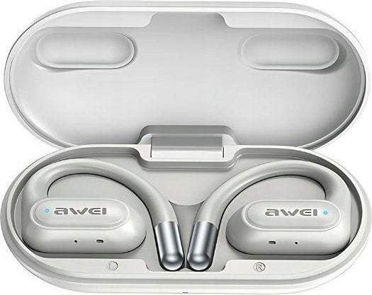 Kufje wireless Awei T93, Bluetooth 5.4, me kuti karikimi, të bardha
