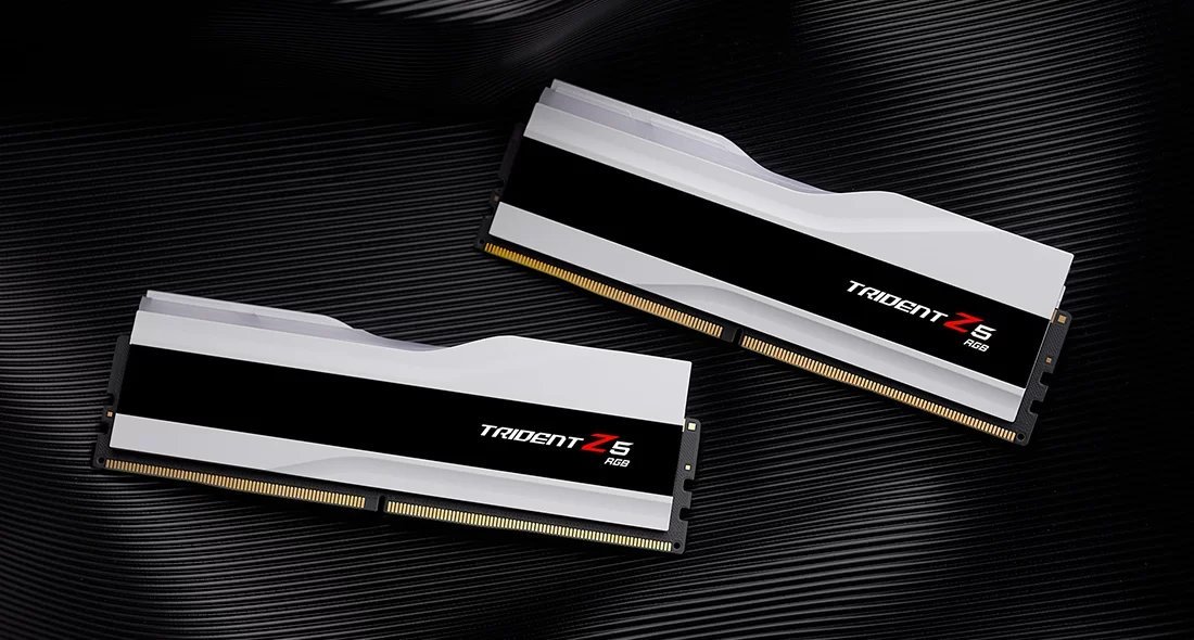 Memorie RAM G.Skill Trident Z5 RGB F5-6000J2836G16GX2-TZ5RW, 32GB DDR5, 6000MHz, e bardhë