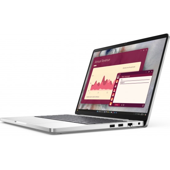 Laptop Dell Pro 14 PC14250, Intel Core Ultra 7, 16GB RAM, 512GB SSD, platinum silver