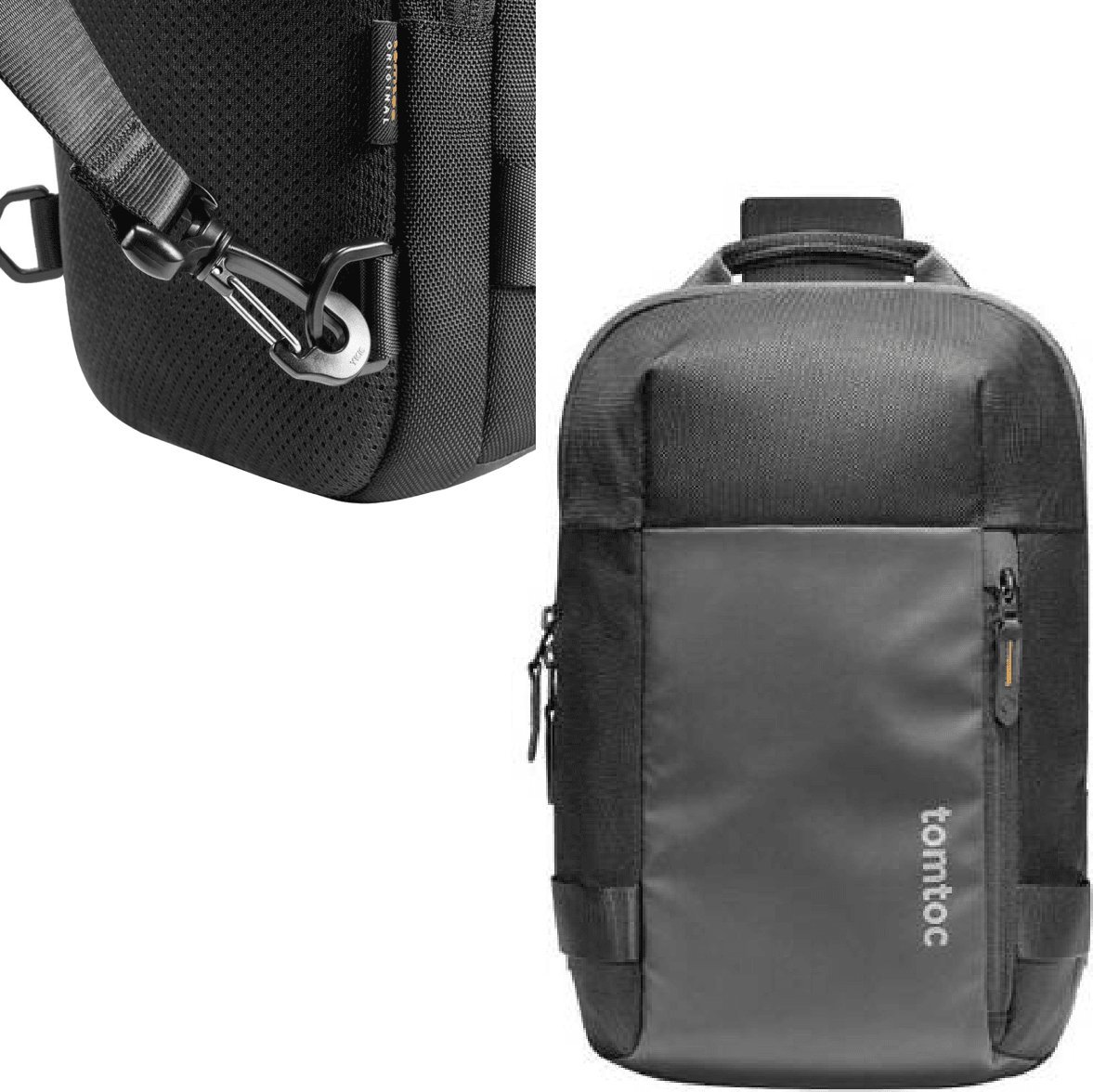 Çantë shpatulle Tomtoc Navigator T24, 7L, për laptop 14", e zezë