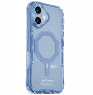 Maskë telefoni Skinarma Saido për iPhone 17, MagSafe, transparente, blu