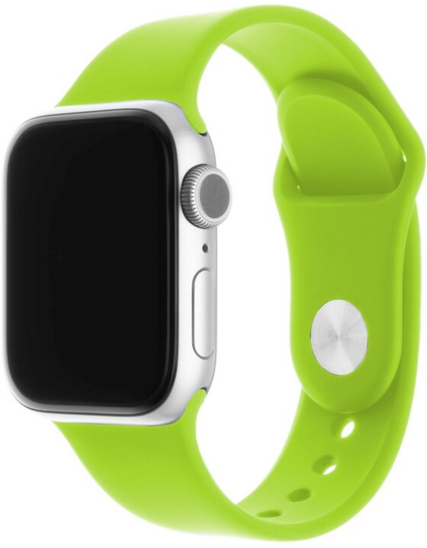 [OUTLET] Rrip silikoni FIXED për Apple Watch 38/40/41mm, i gjelbërt, 2 gjatësi