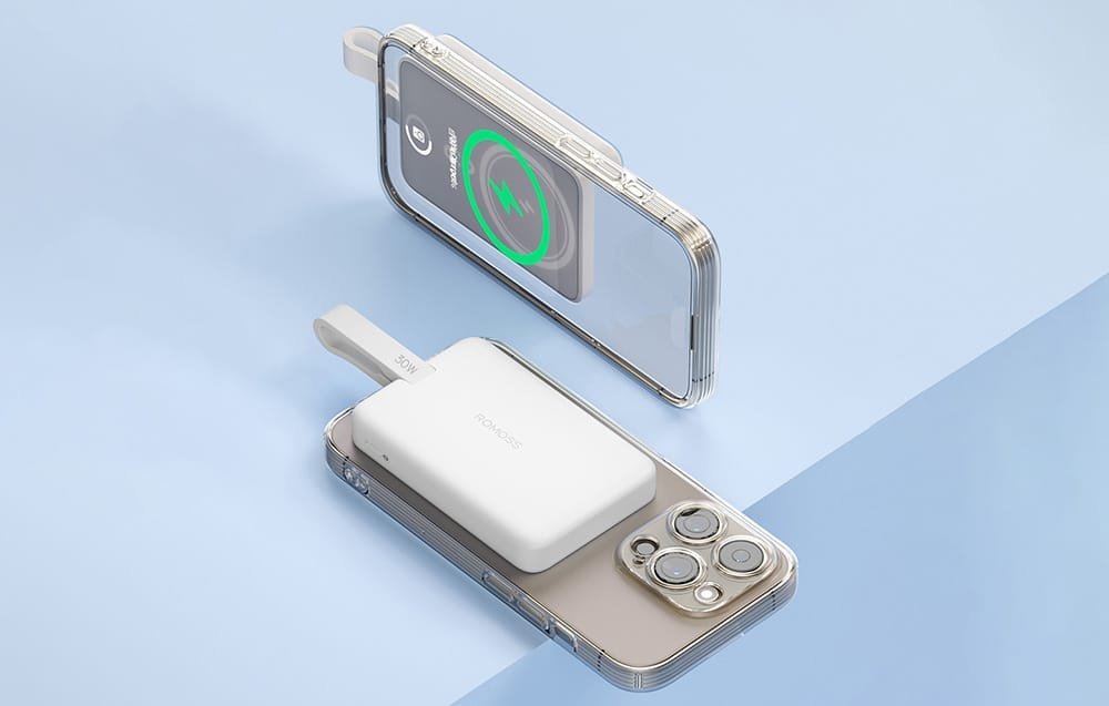 Powerbank ROMOSS WMS10, 10000mAh, 30W, i bardhë