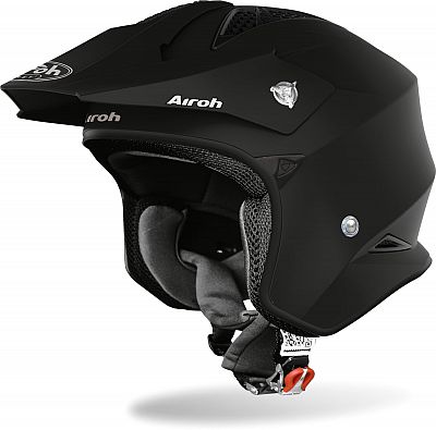 Helmeta moto Airoh TRR S, off road, matt, e zezë, XS
