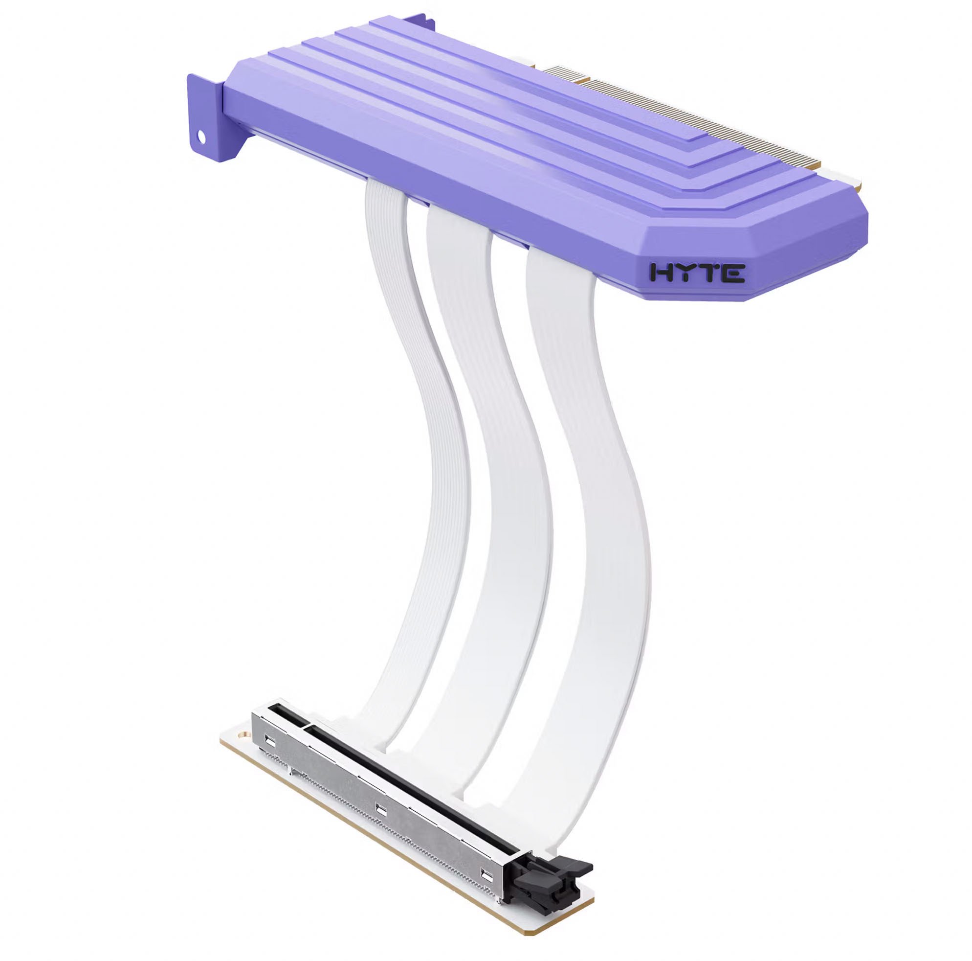 Kabllo riser HYTE PCIe 5.0 Hyper, x16, 200mm, Taro Milk