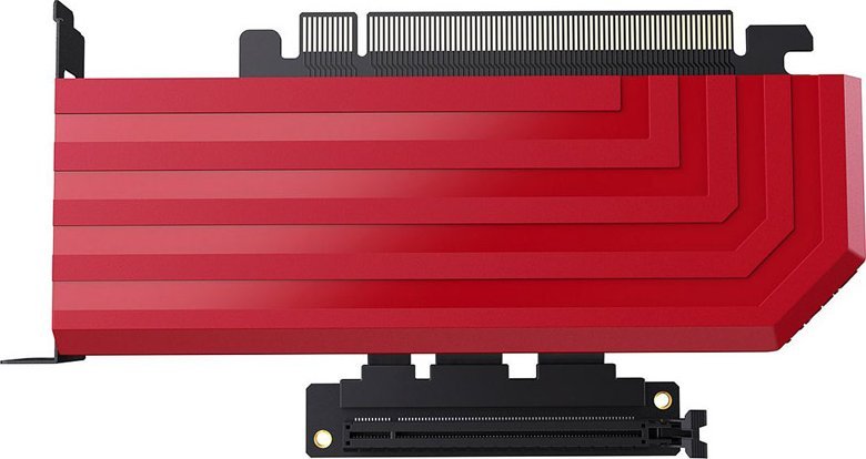 Kabllo Hyte Riser PCIE40 4.0, 20cm, e kuqe