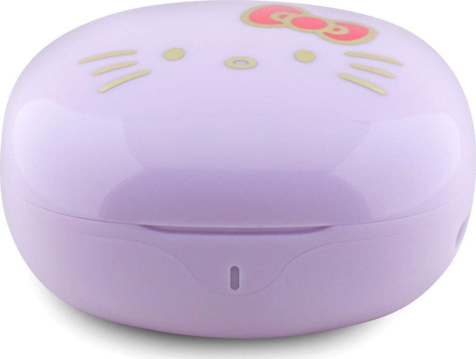 Kufje pa tela Hello Kitty O, Bluetooth 5.4, kuti karikimi 300mAh, vjollcë me shkëlqim