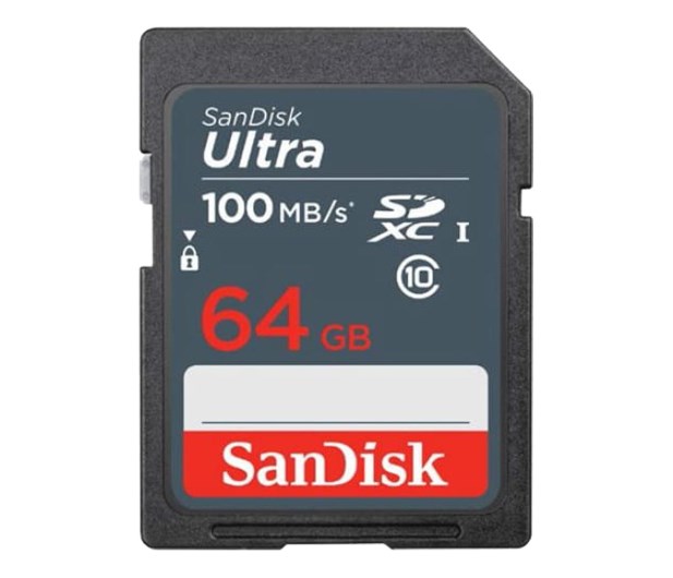 Kartë e memories SanDisk Ultra, SDXC, 64 GB, Class 10