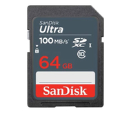 Kartë e memories SanDisk Ultra, SDXC, 64 GB, Class 10