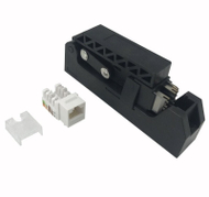 Set keystone Intellinet 369236, 24 module RJ45 UTP Cat6, mjet krimpimi, të bardha