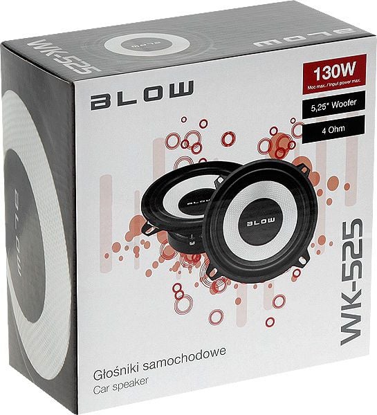 Altoparlant bas për veturë Blow WK525, 13cm, 130W