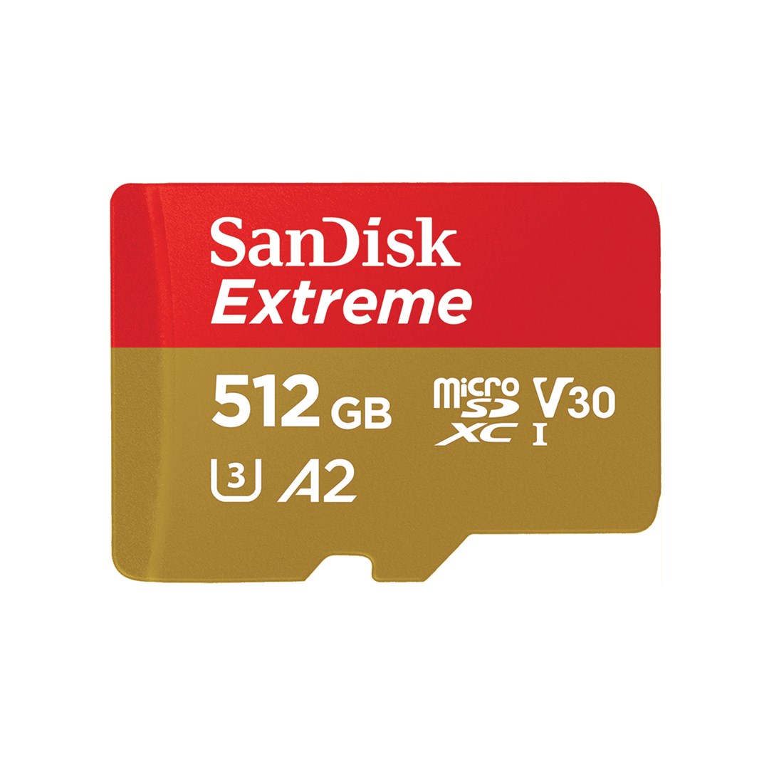 Kartë memorie SanDisk Micro (SDXC) SanDisk Extreme 512GB 190MB/s UHS-I U3 + përshtatës SD