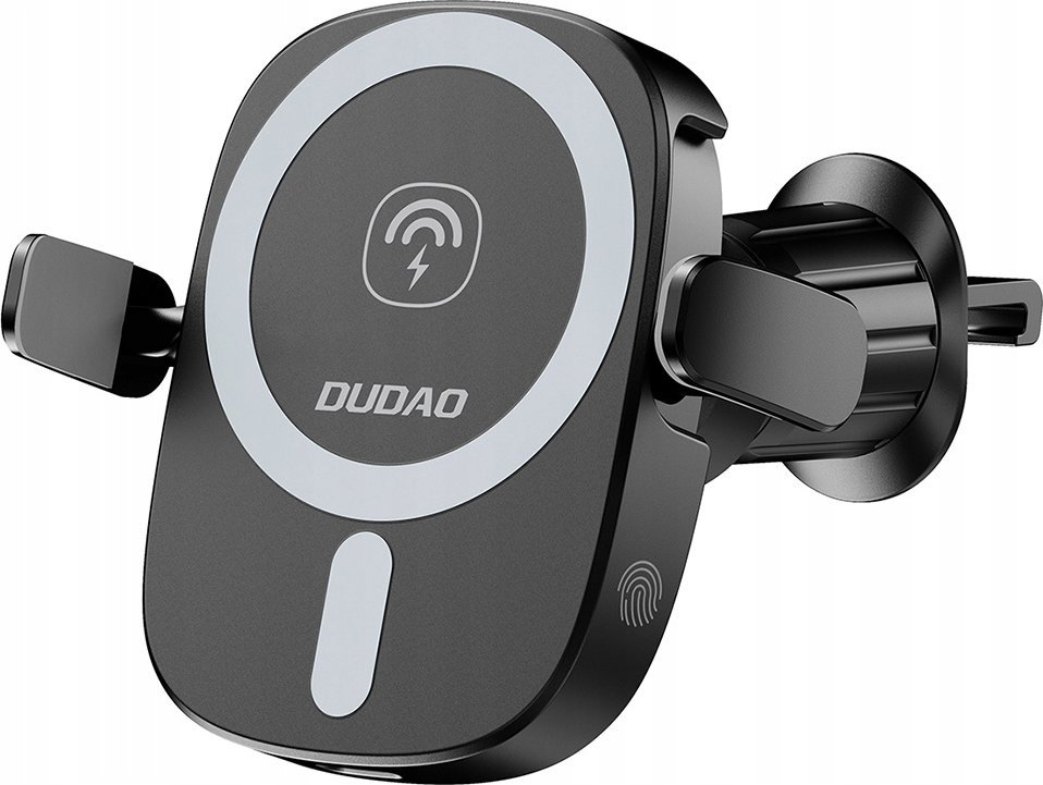 Mbajtës telefoni për makinë Dudao FW11, karikues me valë 15W, i zi